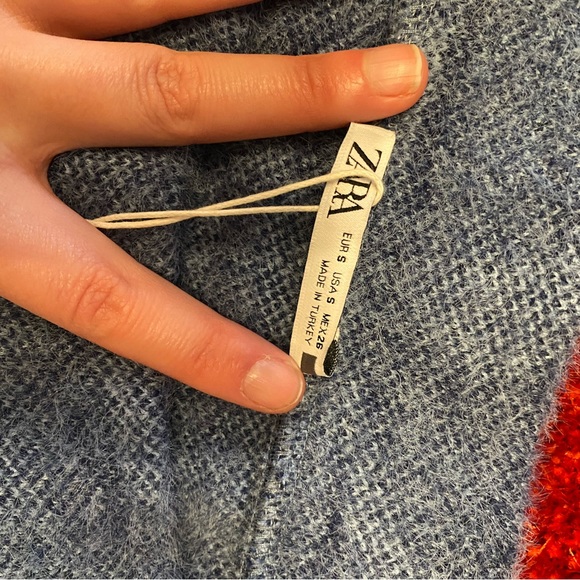 ZARA NEVER WORN TAGS ON Knit Mini Skirt Size Small - Picture 3 of 4